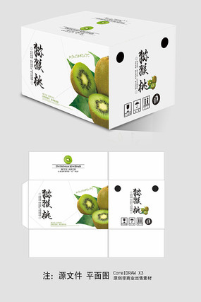 簡(jiǎn)約綠心 獼猴桃手提包裝的設(shè)計(jì)美學(xué)與實(shí)用哲學(xué)